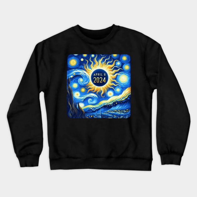 Eclipse Shirt 2024 Eclipse Tshirt Eclipse Shirt April 8 2024 Tee Eclipse 2024 Funny Astronomy Gift Solar Eclipse Crewneck Sweatshirt by HoosierDaddy